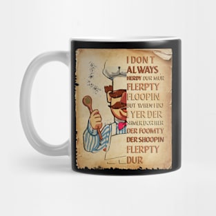 vintage look design, exclusive, swedish chef Mug